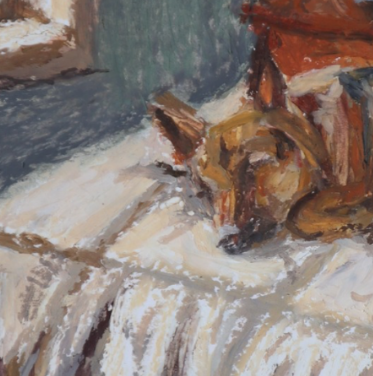 The Sunny Spot - German Shepherd